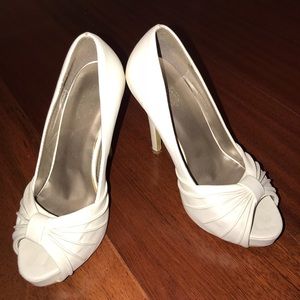 White dress heels